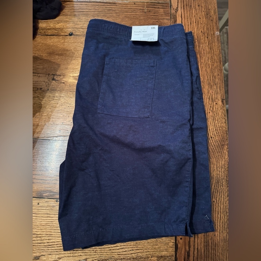 NWT Goodfellow & Co Men Size: XXL Navy Everyday Shorts 8" Inseam - Picture 3 of 5